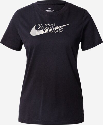 Nike Sportswear Тениска в черно / сребърно, Преглед на продукта