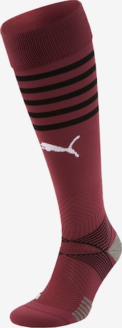 PUMA Soccer Socks in Purple: front