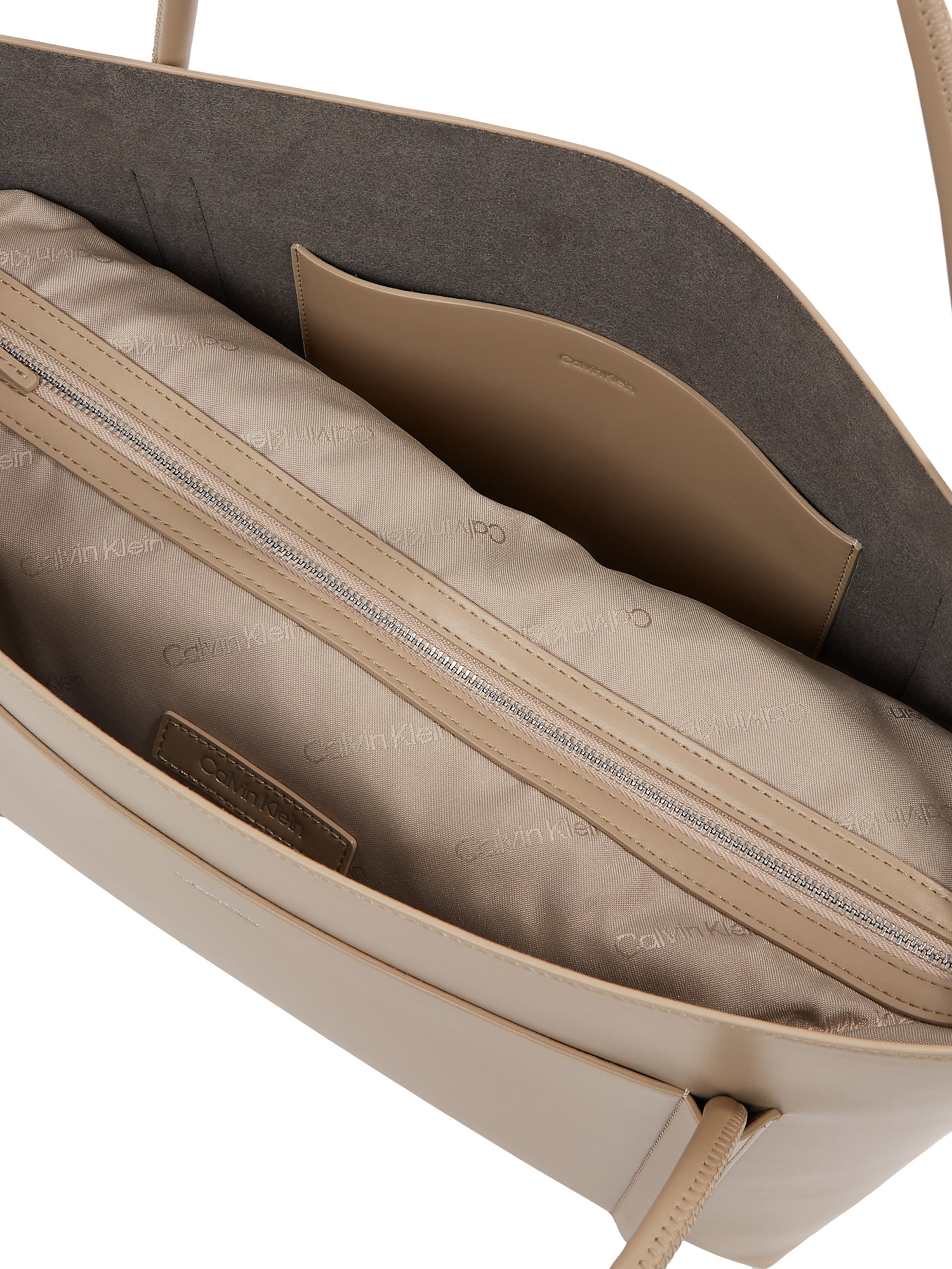 Calvin Klein Torba shopper 'LINN' w kolorze brązowy