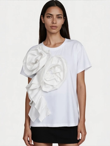 Maglietta di MSN Collection in bianco: frontale