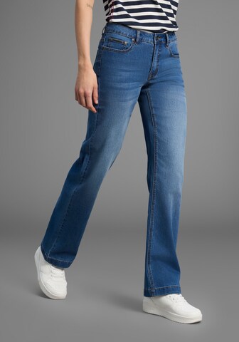 KangaROOS Wide leg Jeans in Blue: front