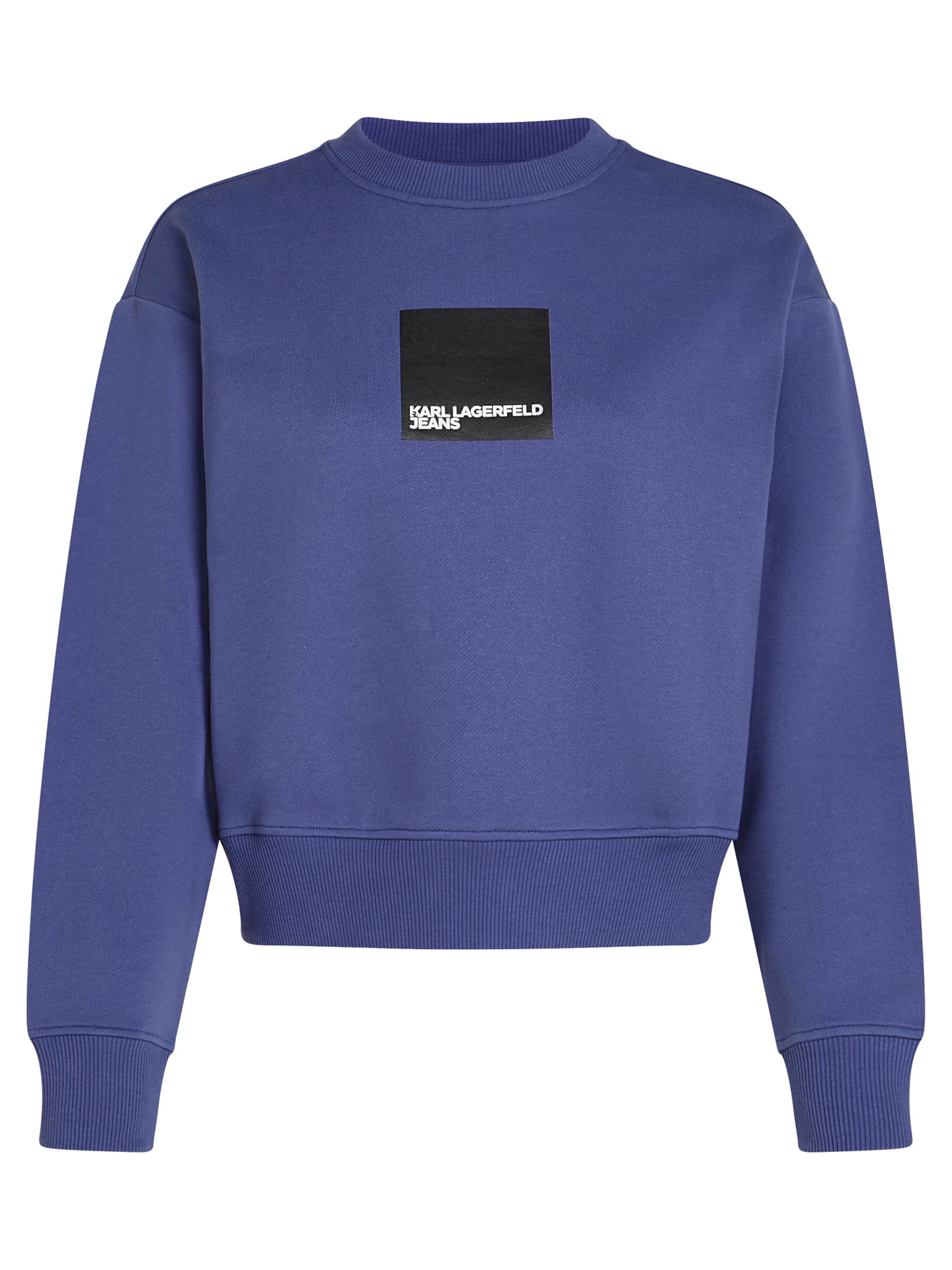 KARL LAGERFELD JEANS Свитшот в Синий: спереди