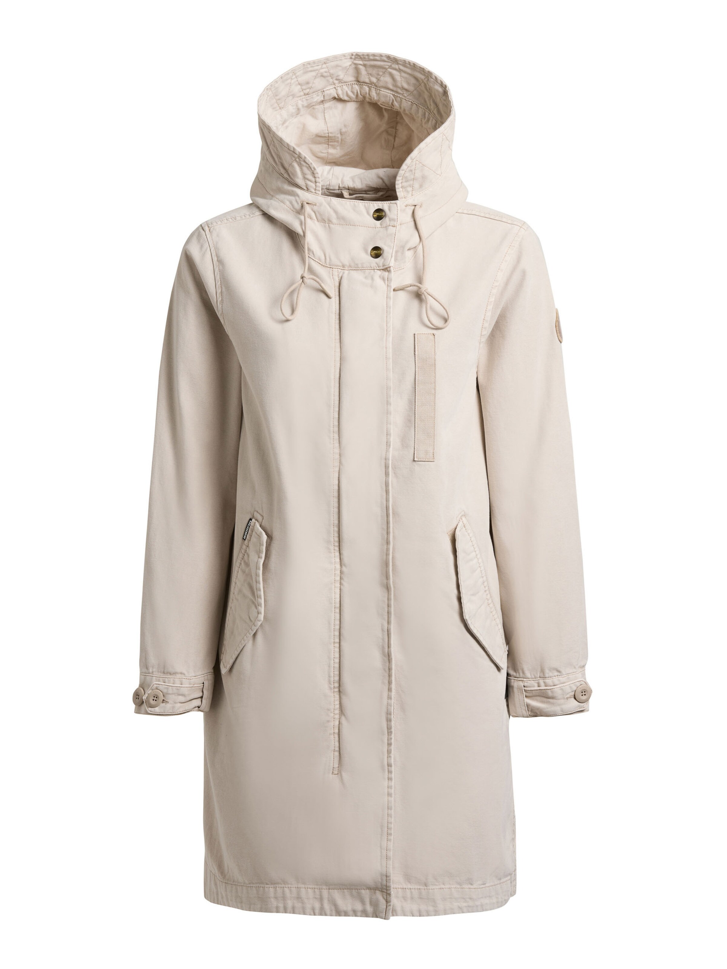 khujo Mantel 'Freya' in Grau: Vorderseite