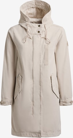 Manteau mi-saison 'Freya' khujo en gris : devant