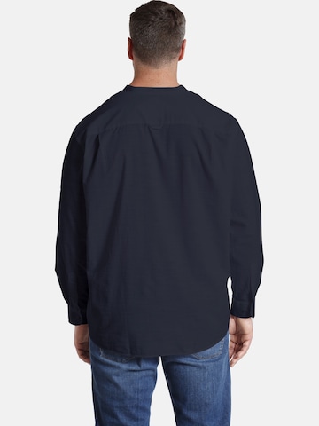 Jan Vanderstorm Comfort Fit Hemd 'Kallu' in Blau