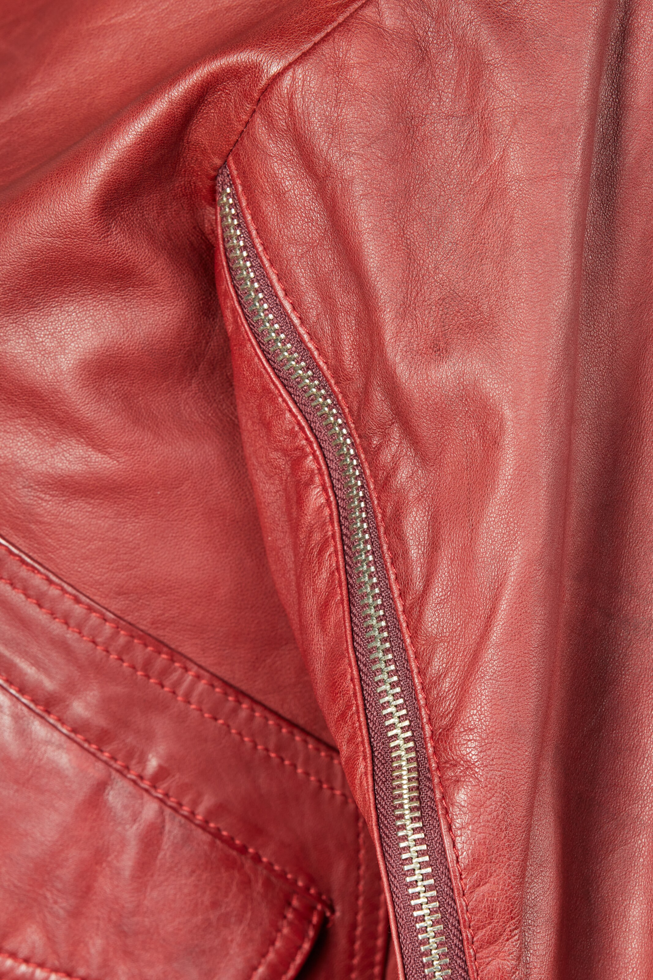 Apple of Eden Lederjacke AOE-143 in Rot