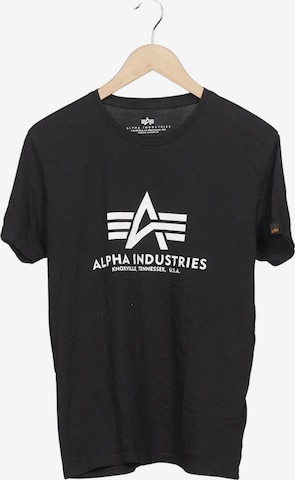 ALPHA INDUSTRIES Shirt in M in Black: front