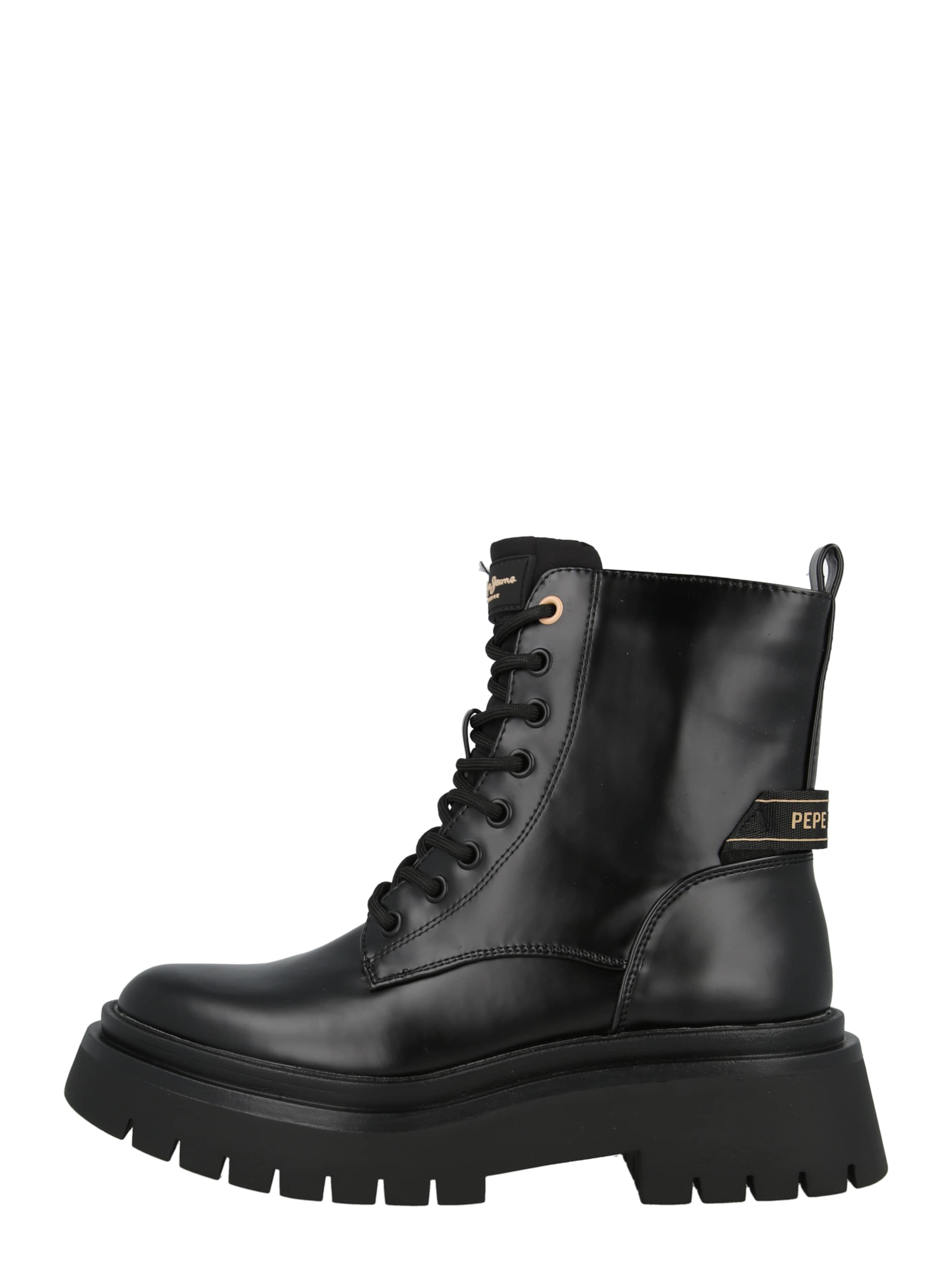 Pepe Jeans Ботинки на шнуровке 'Queen Handler' в Черный