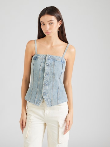 Haut 'Kick' G-STAR en bleu : devant