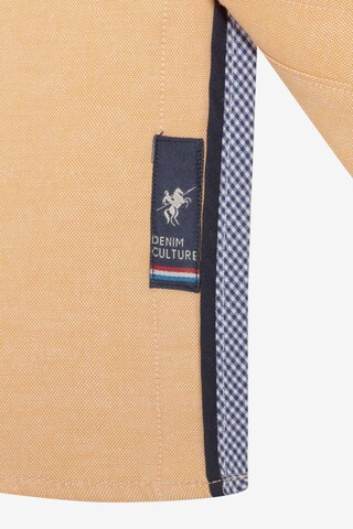 DENIM CULTURE - Ajuste regular Camisa ' MARCUS ' en naranja