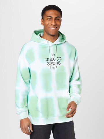 Volcom Sweatshirt 'Trippin' in Green: front