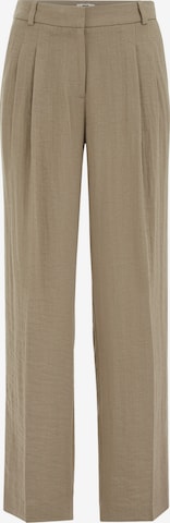 WE FashionWide Leg/ Široke nogavice Hlače s naborima - siva boja: prednji dio