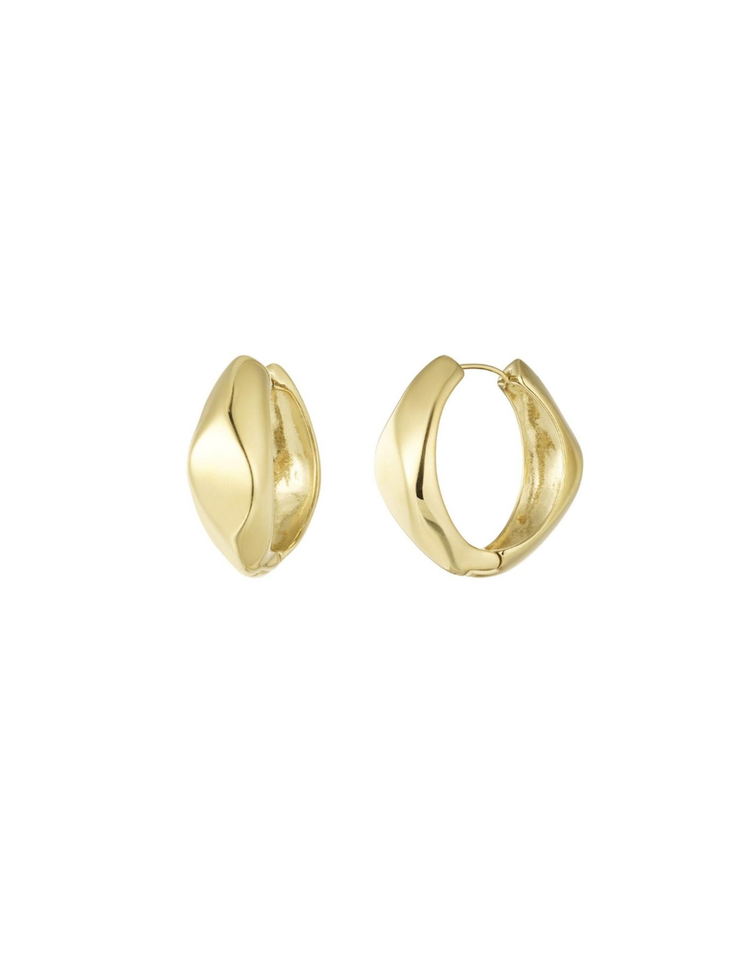Cala Rose Earrings 'ELARA' in Gold: front