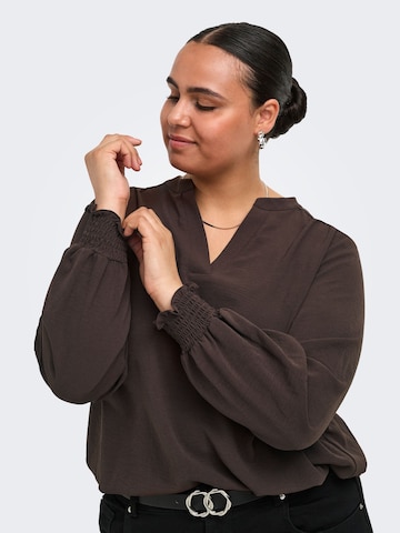ONLY Carmakoma Bluse  'CARMetta' in Braun