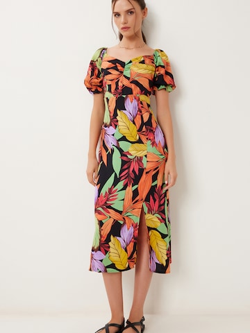 Happiness İstanbul Šaty - Oranžová: predná strana