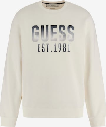 GUESS Sweatshirt in White: front