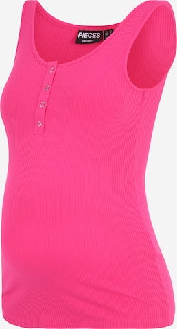 Pieces Maternity Top 'KITTE' in Pink: front