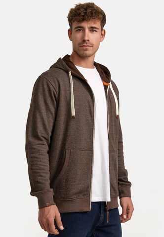 Veste de survêtement ' Baustian ' INDICODE JEANS en marron