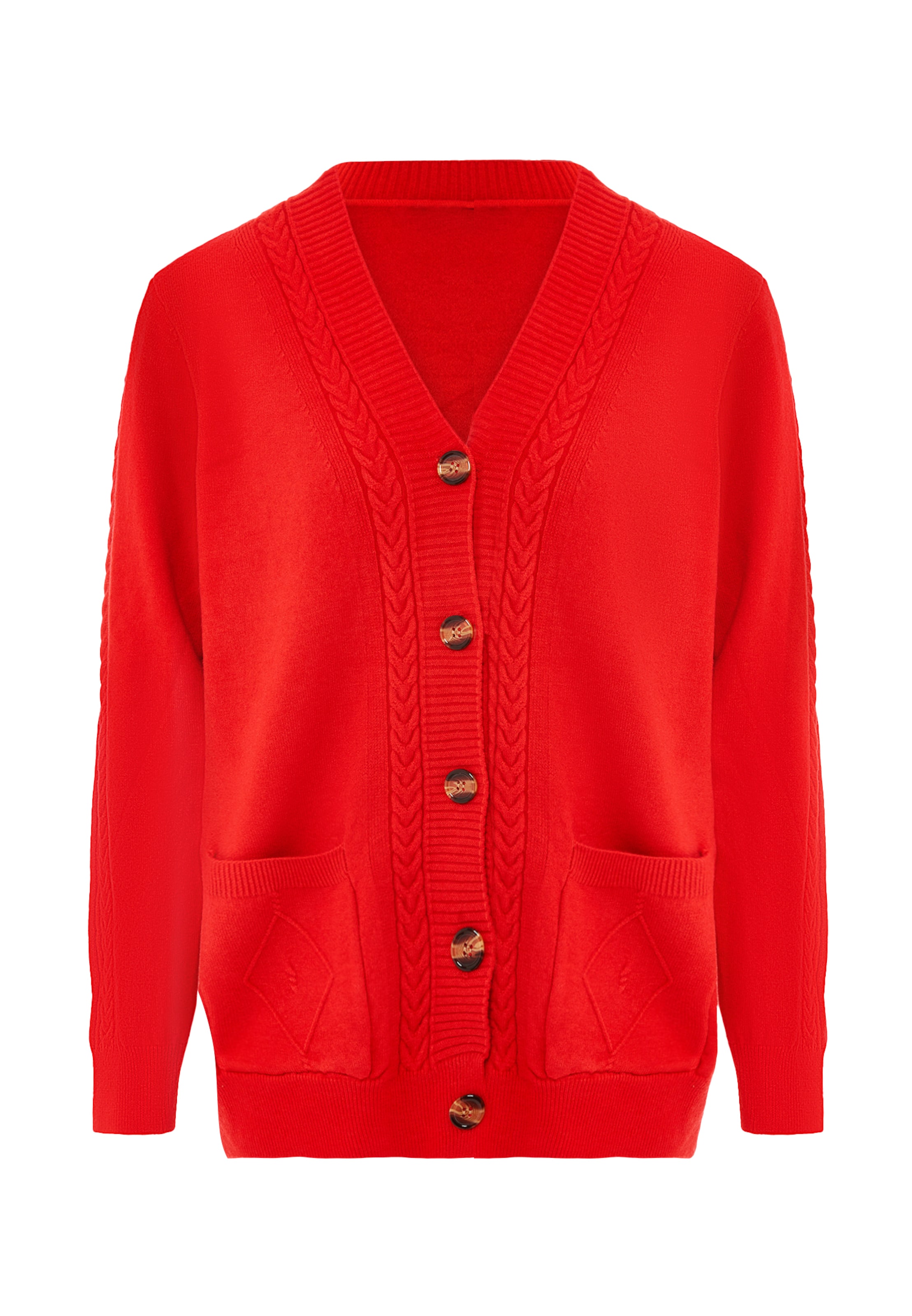 ALARY - Casaco de malha em vermelho: frente