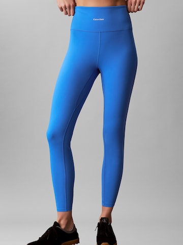 Calvin Klein Sport Slimfit Sportbroek in Blauw: voorkant