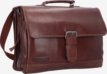 Plevier Document Bag in Brown