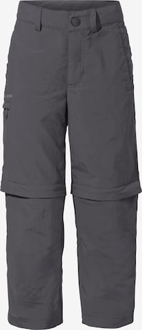 VAUDE Regular Outdoor Pants 'Detective' in Grey: front