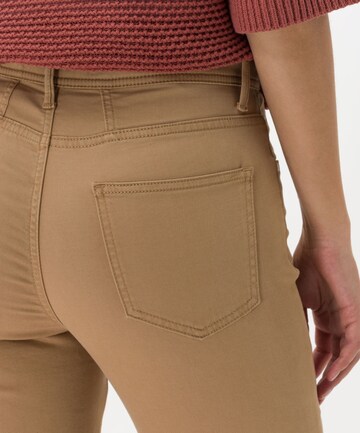 BRAX Slim fit Trousers 'Mary' in Beige