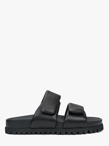 Estro Sandaal '859-1' in Zwart: voorkant