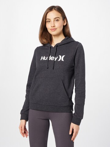 Hurley Sportief sweatshirt in Zwart: voorkant