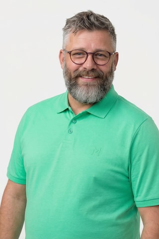 Men Plus Shirt in Groen