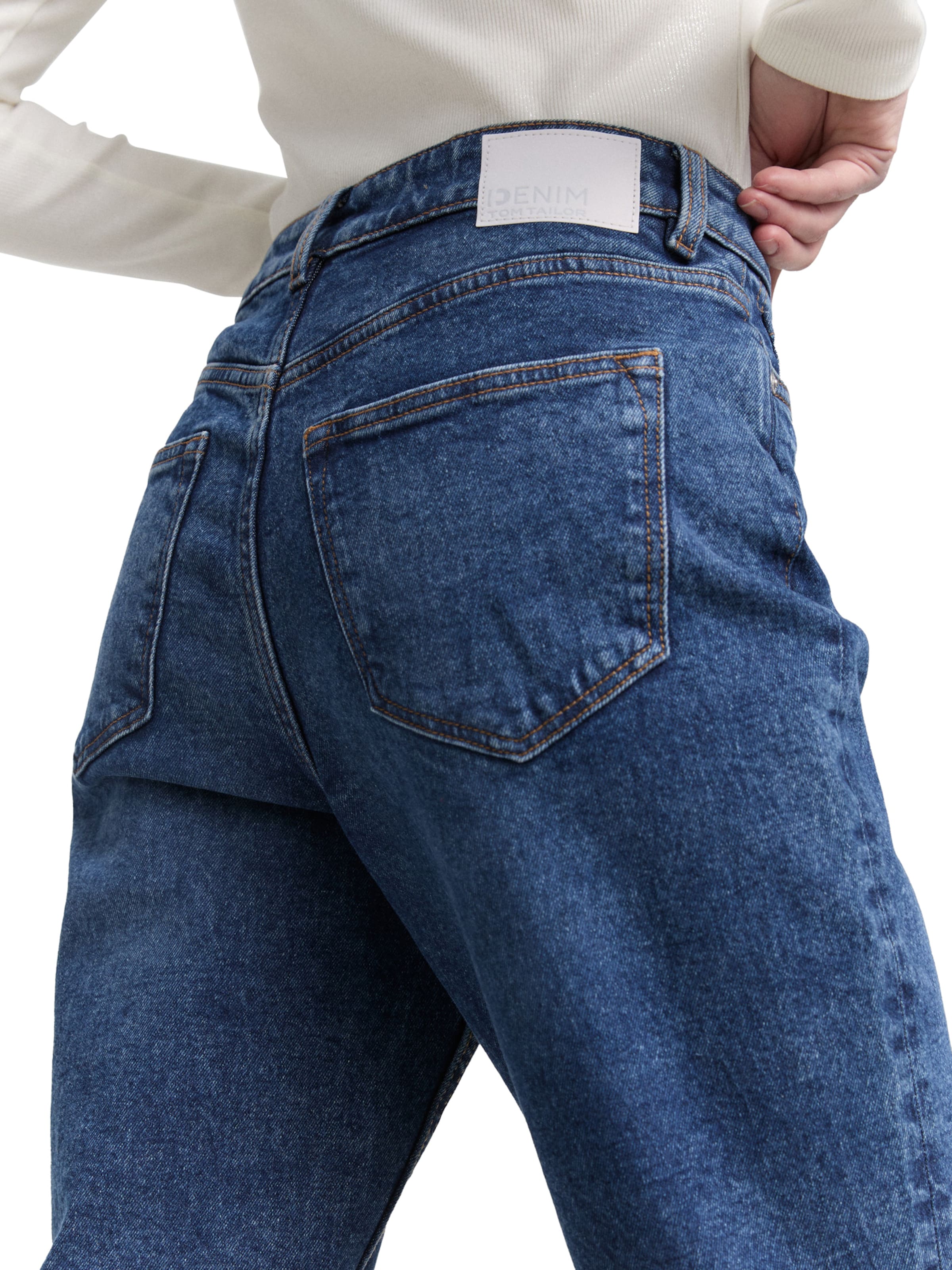 TOM TAILOR DENIM Tapered Τζιν 'Linley' σε μπλε