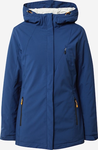 ICEPEAK Outdoorjas 'BANNISTER' in Blauw: voorkant