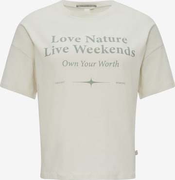 QS T-Shirt in Beige: Vorderseite