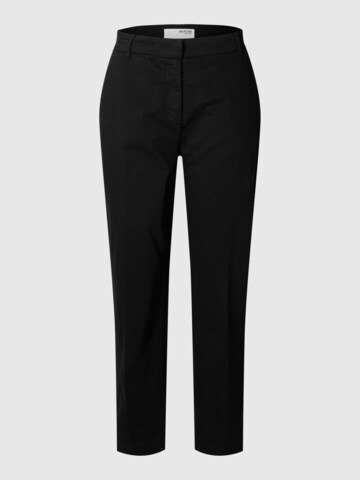 SELECTED FEMME Chino in Zwart: voorkant