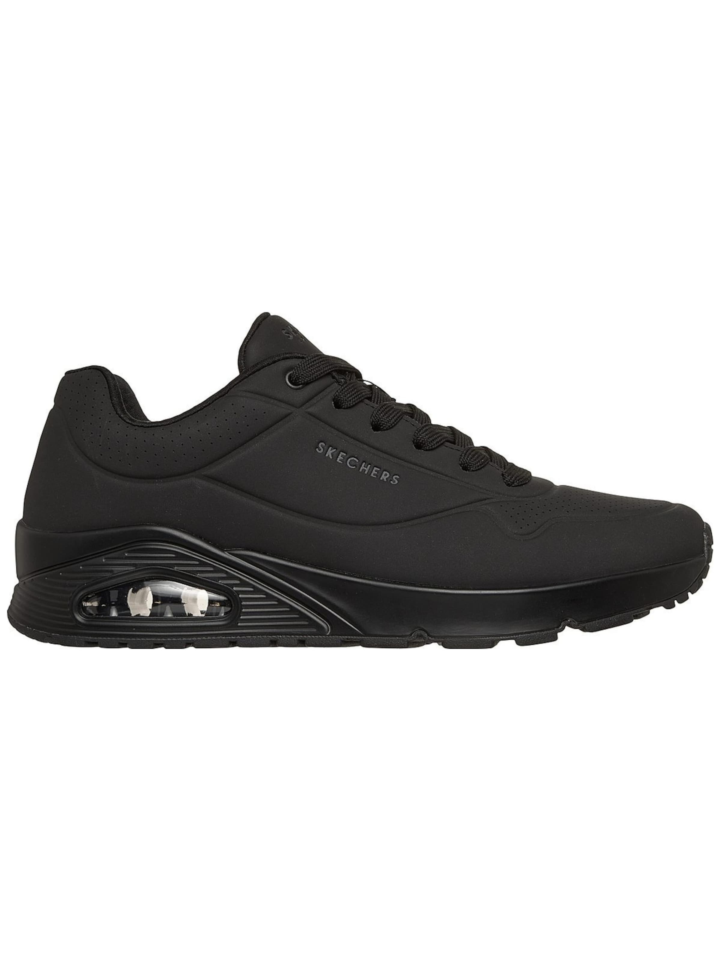 SKECHERS Sportschoen 'Skechers Uno-Stand On Air' in Zwart