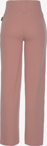 Wide leg Pantaloni de la BENCH pe roz