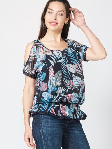 KOROSHI Bluse in Blau