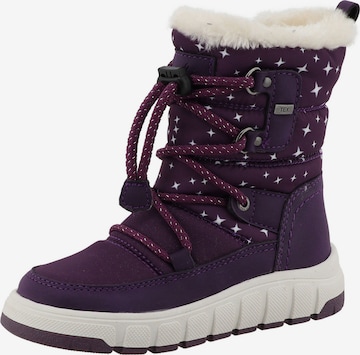 LURCHI - Bota de neve 'Viona' em roxo: frente
