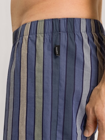 Hanro Boxer shorts ' Fancy Woven ' in Blue