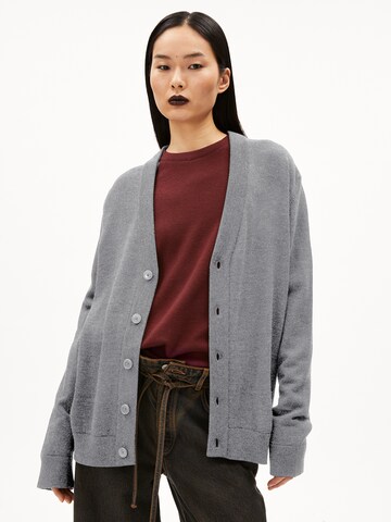 ARMEDANGELS Knit cardigan ' KAARDON ICONIC ' in Grey: front