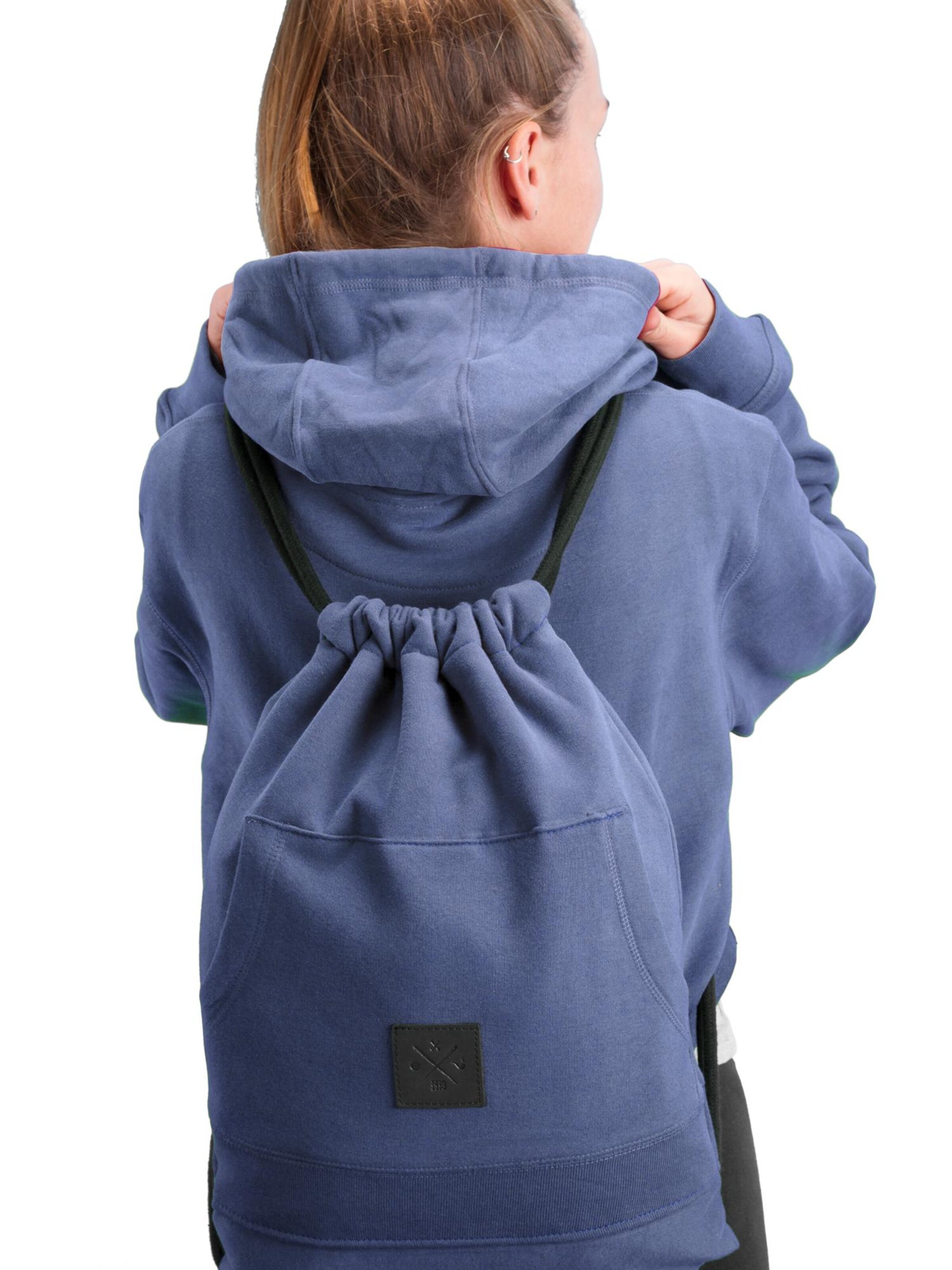 Manufaktur13 Athletic Gym Bag 'Hoodie' in Purple