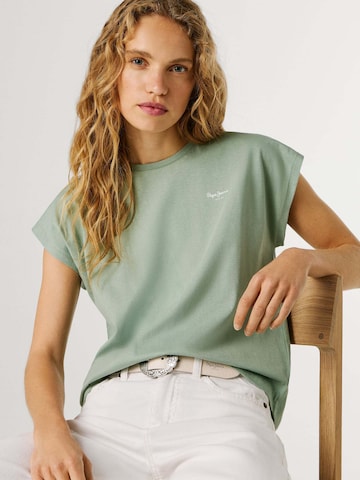 Pepe Jeans Shirt 'Bloom' in Green