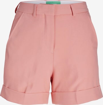 JJXX Regular Pleat-Front Pants 'MARY' in Pink: front