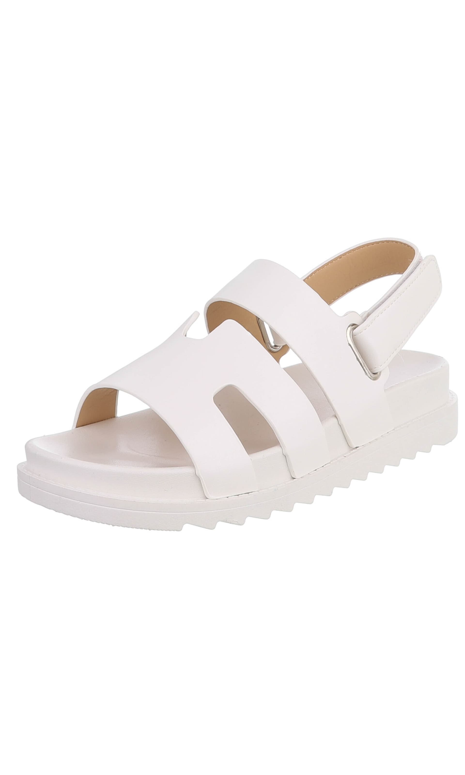 Ital-Design Sandals in White: front