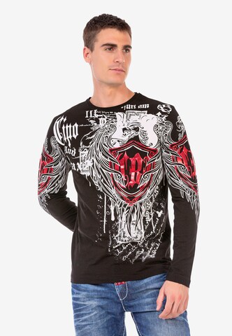 CIPO & BAXX Shirt in Zwart