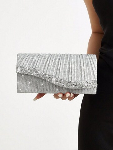 Tomshop24-7 Clutch 'Sindy' in Silver