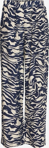 Fransa Loosefit Bandplooibroek 'Ariana' in Blauw: voorkant