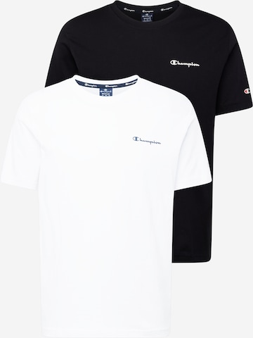 Champion Authentic Athletic Apparel Μπλουζάκι σε μαύρο: μπροστά