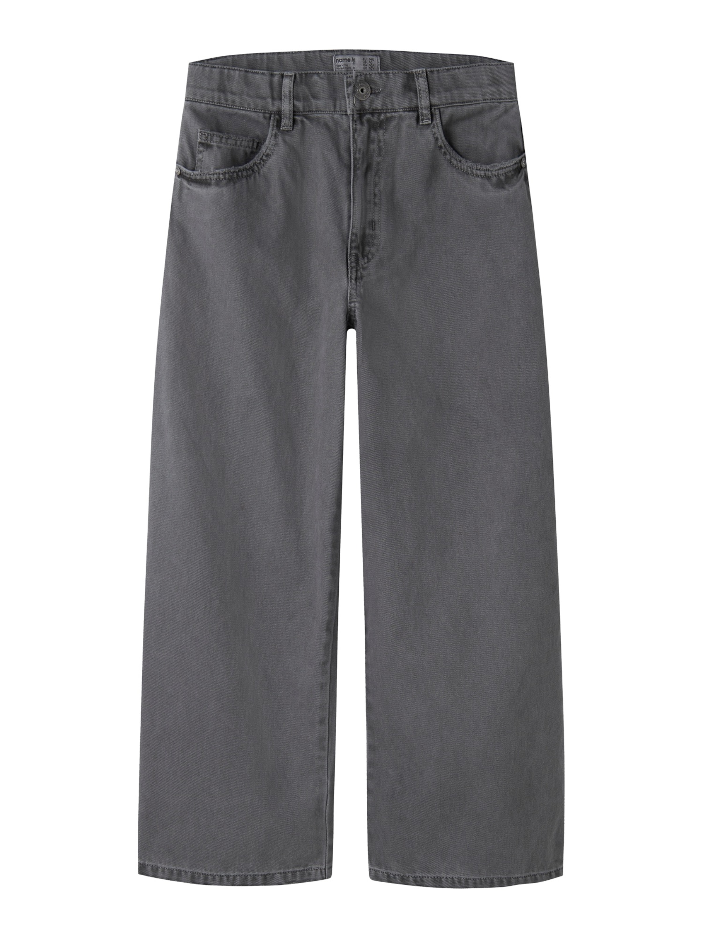 NAME IT Wide leg Jeans 'NKMBEN X-SKATER' i grå: framsida