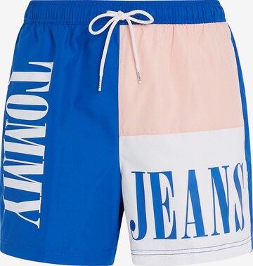 Tommy Jeans Badeshorts i blå: forside